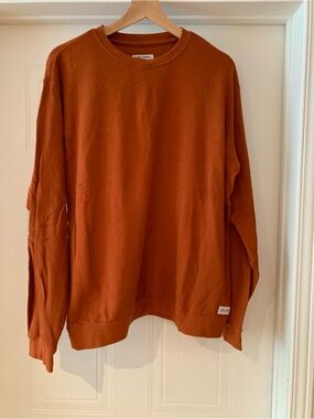 Unbranded Men's Rust Crewneck Sweater - Lightweight Casual Knit
